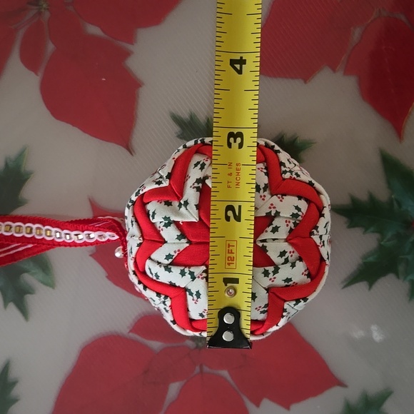 Handmade Quilted Christmas Ornament - Picture 4 of 6